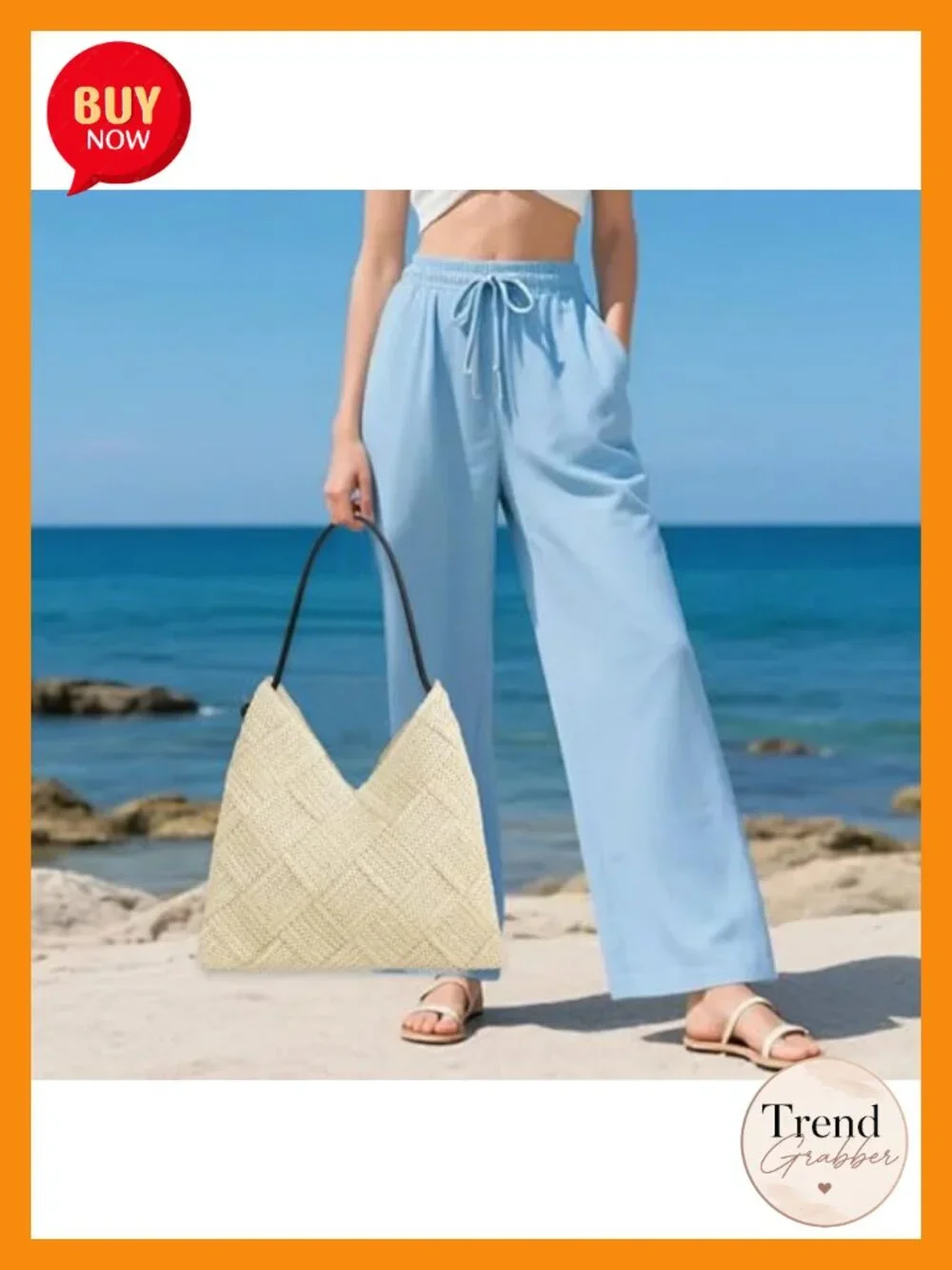 Handwoven Straw Hobo Tote Bag Woven Shoulder Handbag Summer Purse